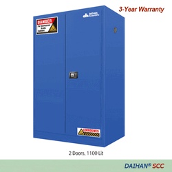 Safety Cabinets for Acid Corrosives, SCC-160 2 Door, Manual, 2-Shelves, 1,600Lit